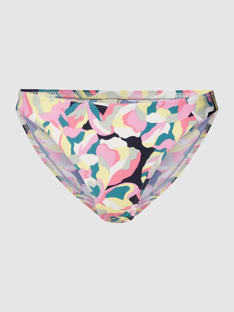 Bikini-Set mit Allover-Muster Modell 'CARILO' in marineblau
