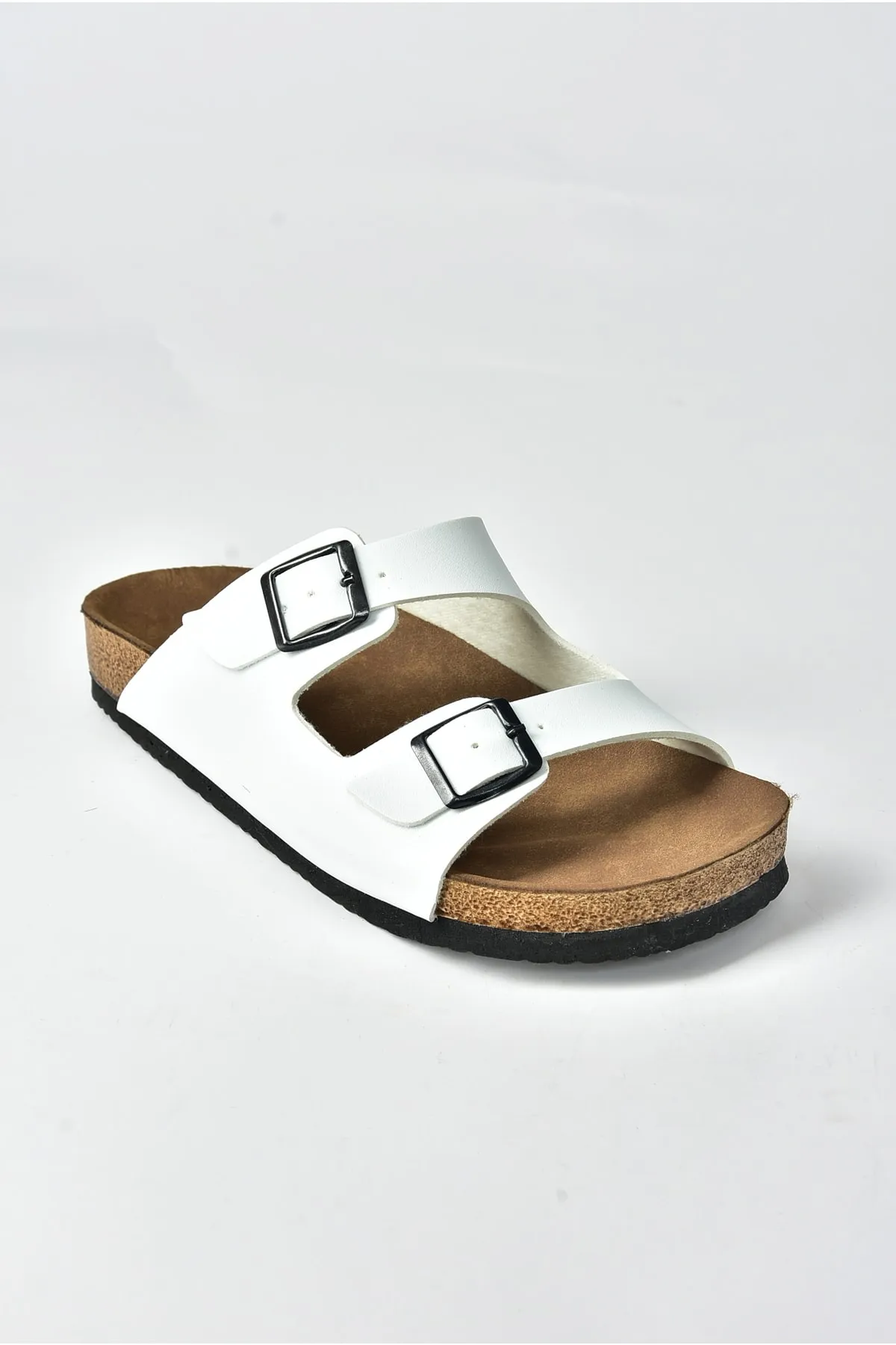 Fox Shoes  Weiße Damenhausschuhe B777775409