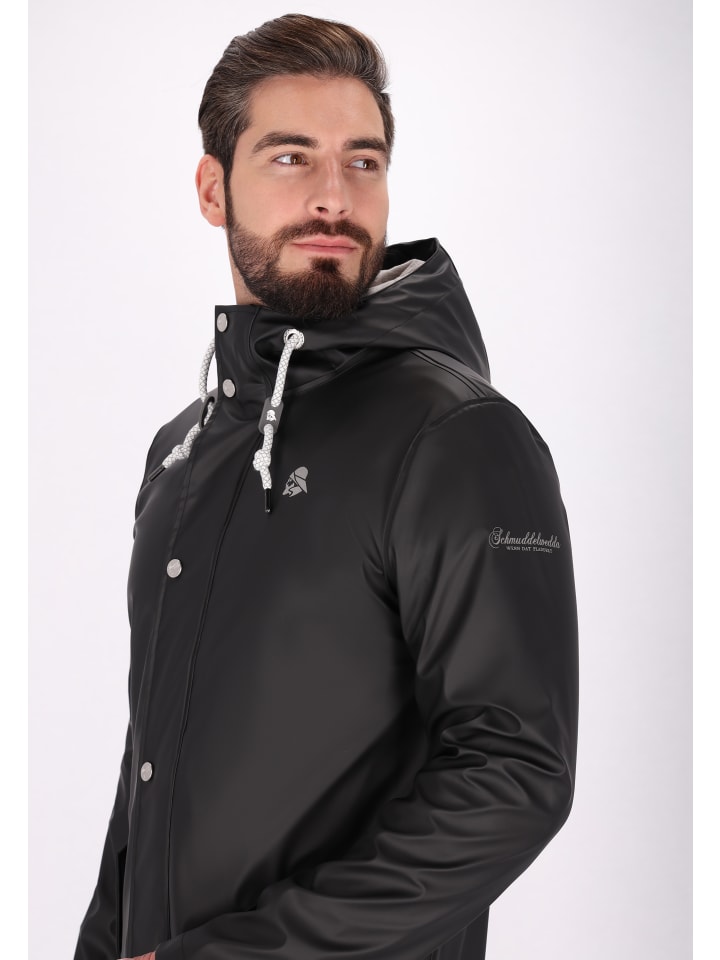 Schmuddelwedda Regenjacke in Schwarz günstig kaufen