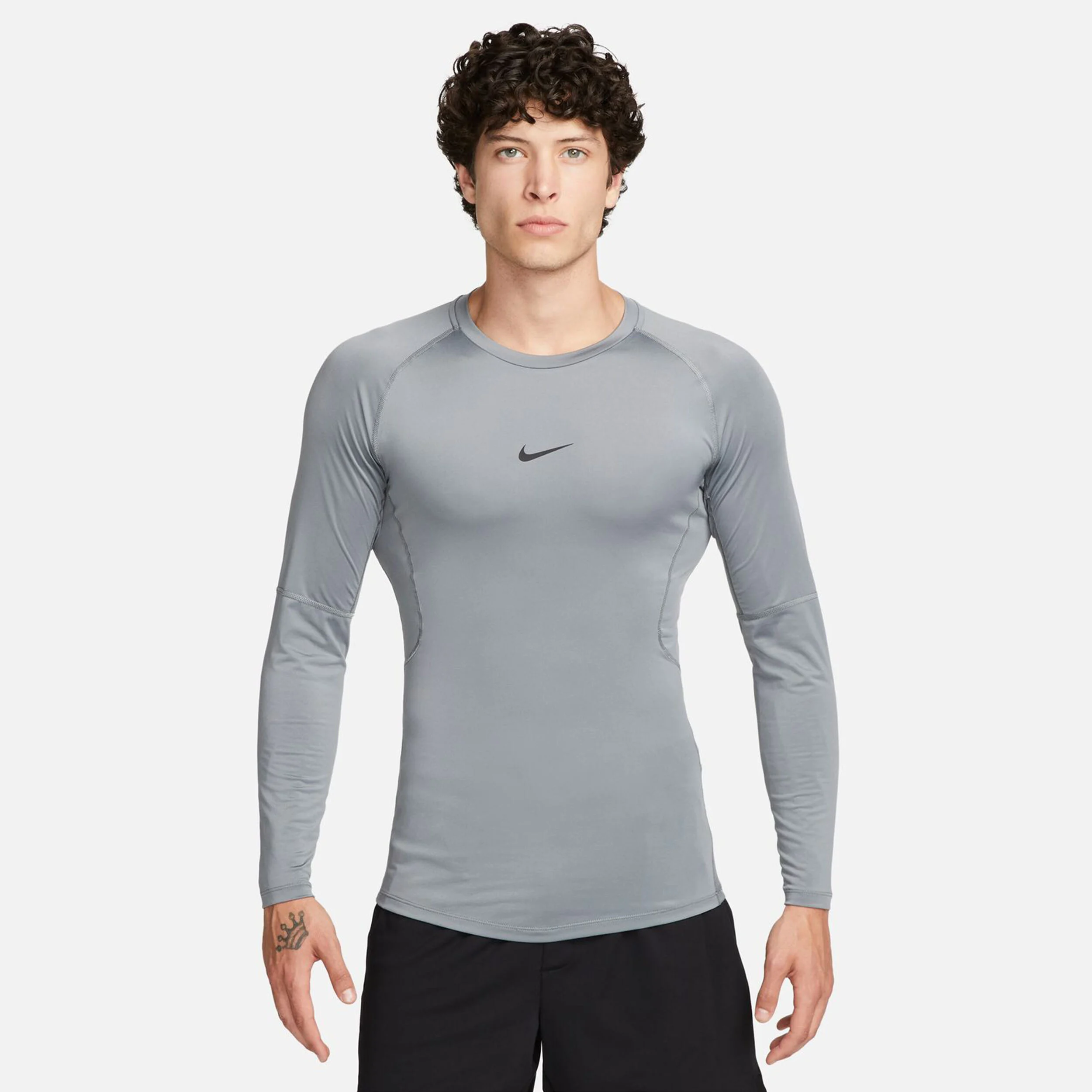 Pro Longsleeve Herren - Hellgrau