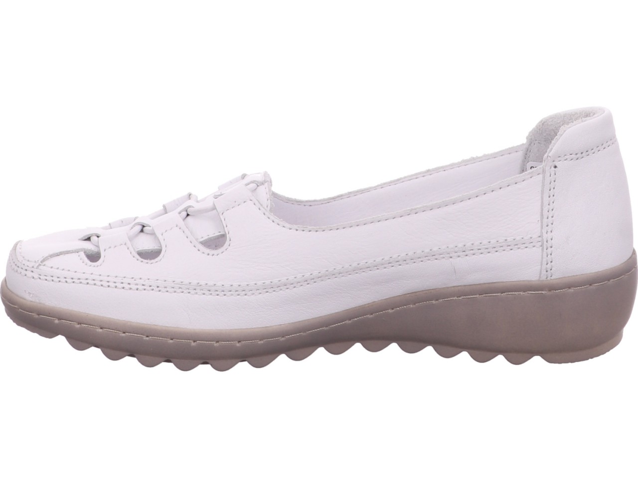 GEMINI Sportliche Slipper weiss
