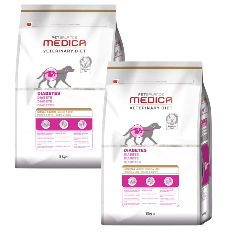 PetBalance Diabetes PetBalance Medica Diabetes Geflügel & Gerste 2x8 kg