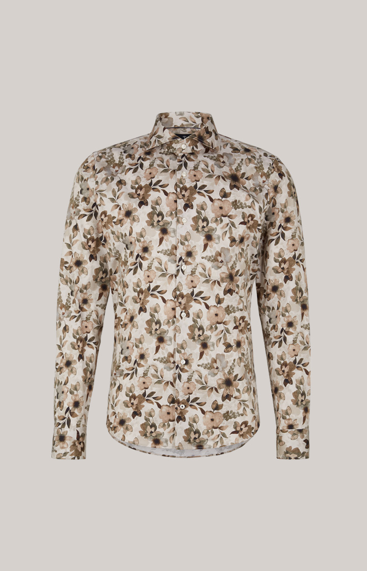 Hemd Pai in Beige/Braun