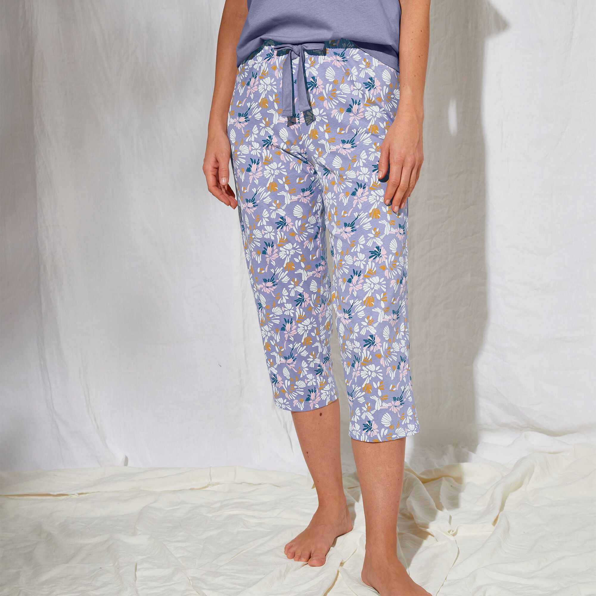 Pantacourt pyjama imprimé 