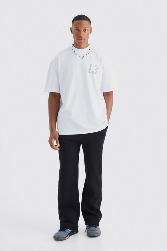 Oversize T-Shirt & Jogginghose mit Print