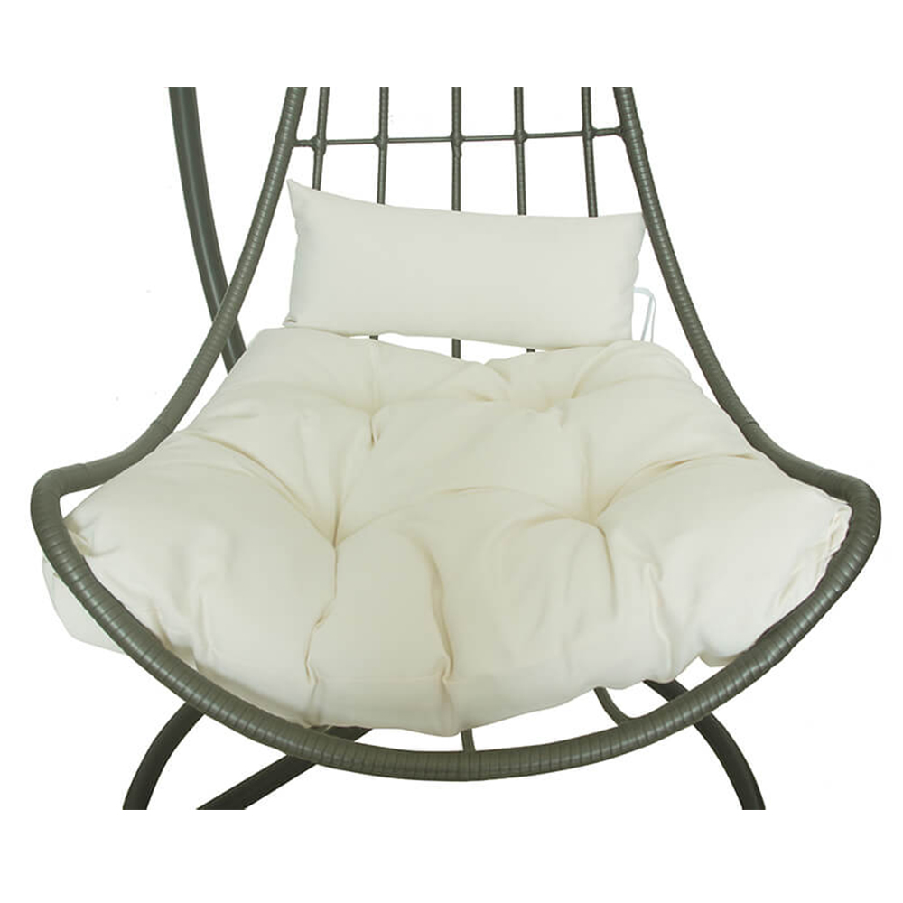 Home Deluxe Polyrattan Hängesessel CAMA inkl. Regenabdeckung
