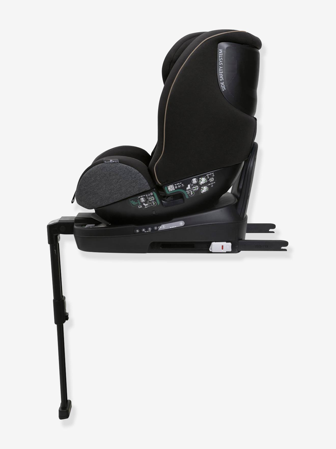 Chicco Kindersitz Seat3Fit i-Size Air Melange CHICCO, 40-125 cm, Gr. 0+/1/2 - graublau