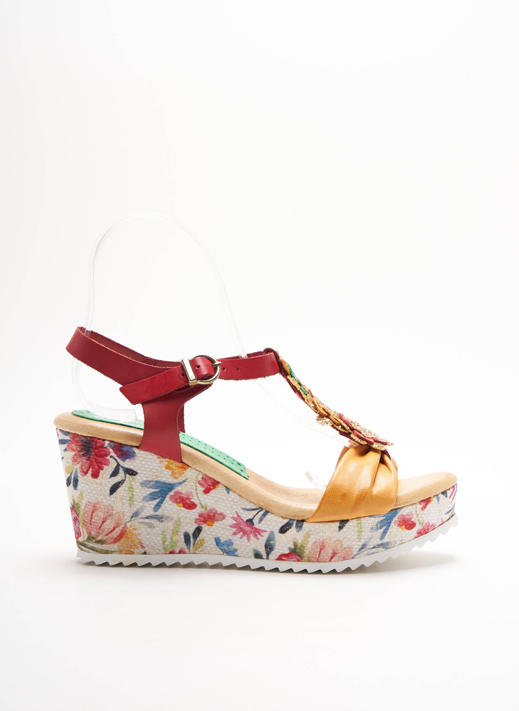 Marila Sandales Nu Pieds Femme couleur rouge