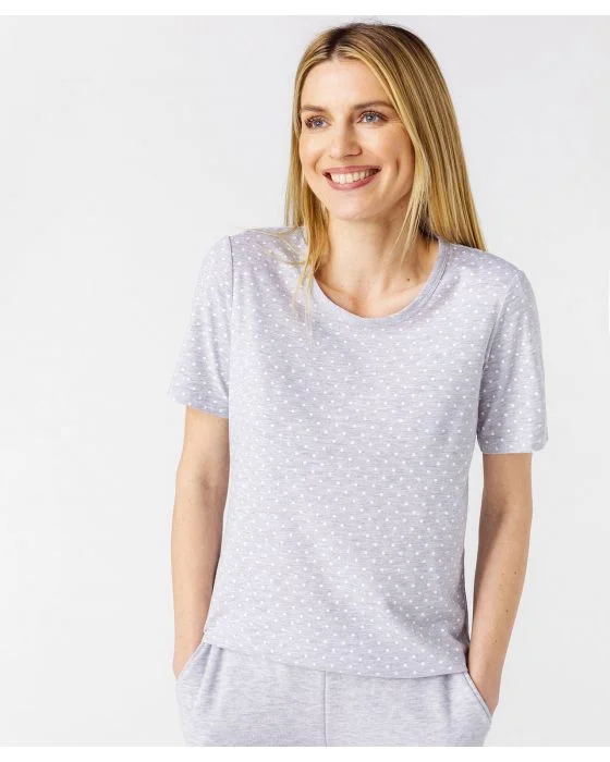 Tee-shirt imprimé pois