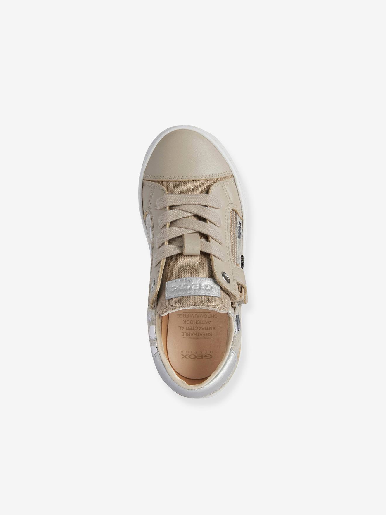Baskets fille Kilwi GEOX® beige silver