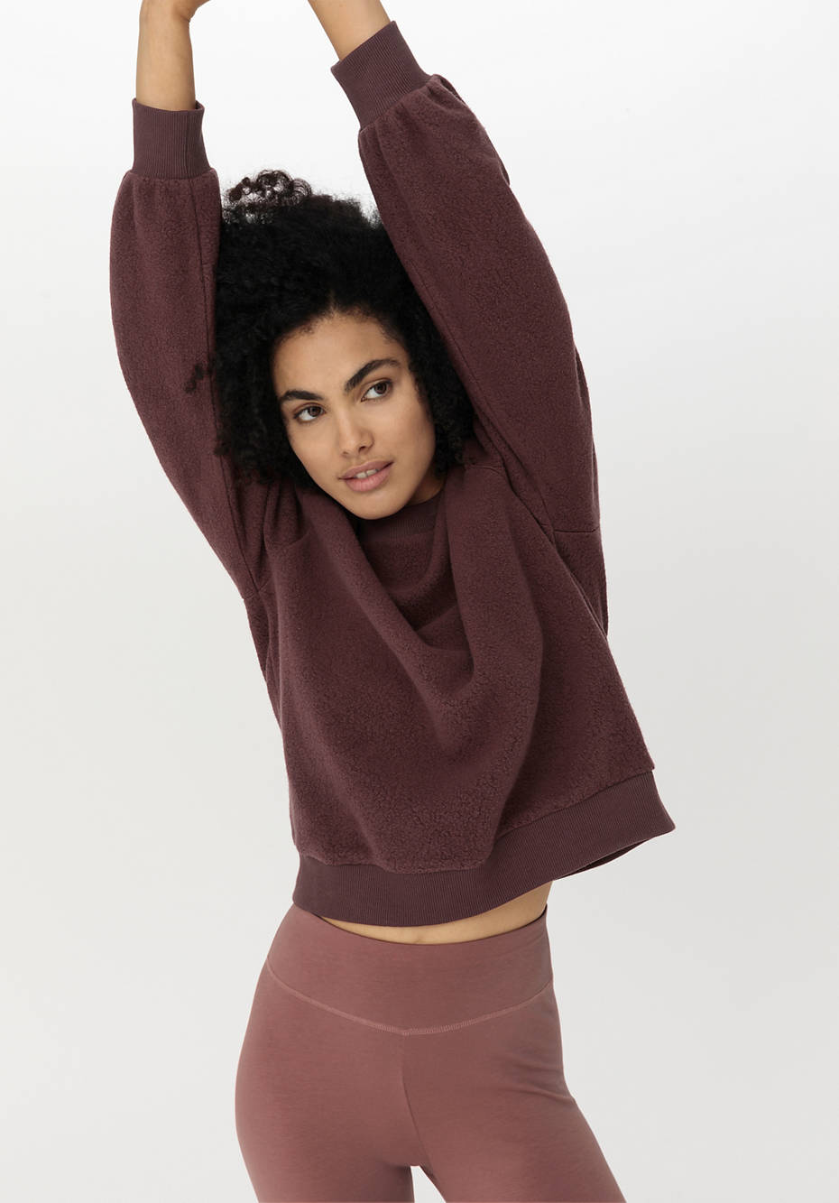 Fleece Sweatshirt ACTIVE LIGHT aus reiner Bio-Baumwolle