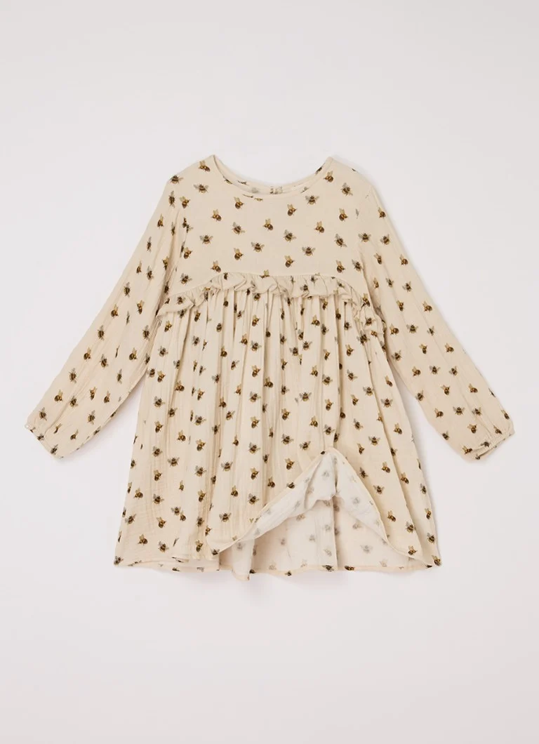 Rochie Himli de la Lil' Atelier NMF confecționată din bumbac organic.