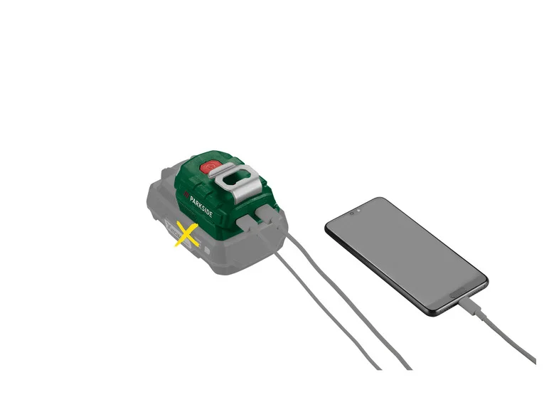 Fonte de alimentação PARKSIDE® PAA 20-Li B2, 20V
