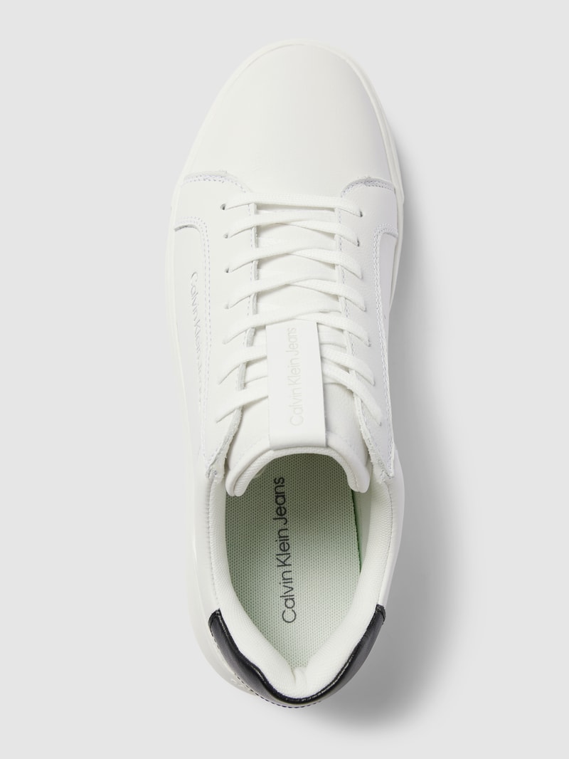 Sneaker mit Label-Details Modell 'Chunky' in weiß