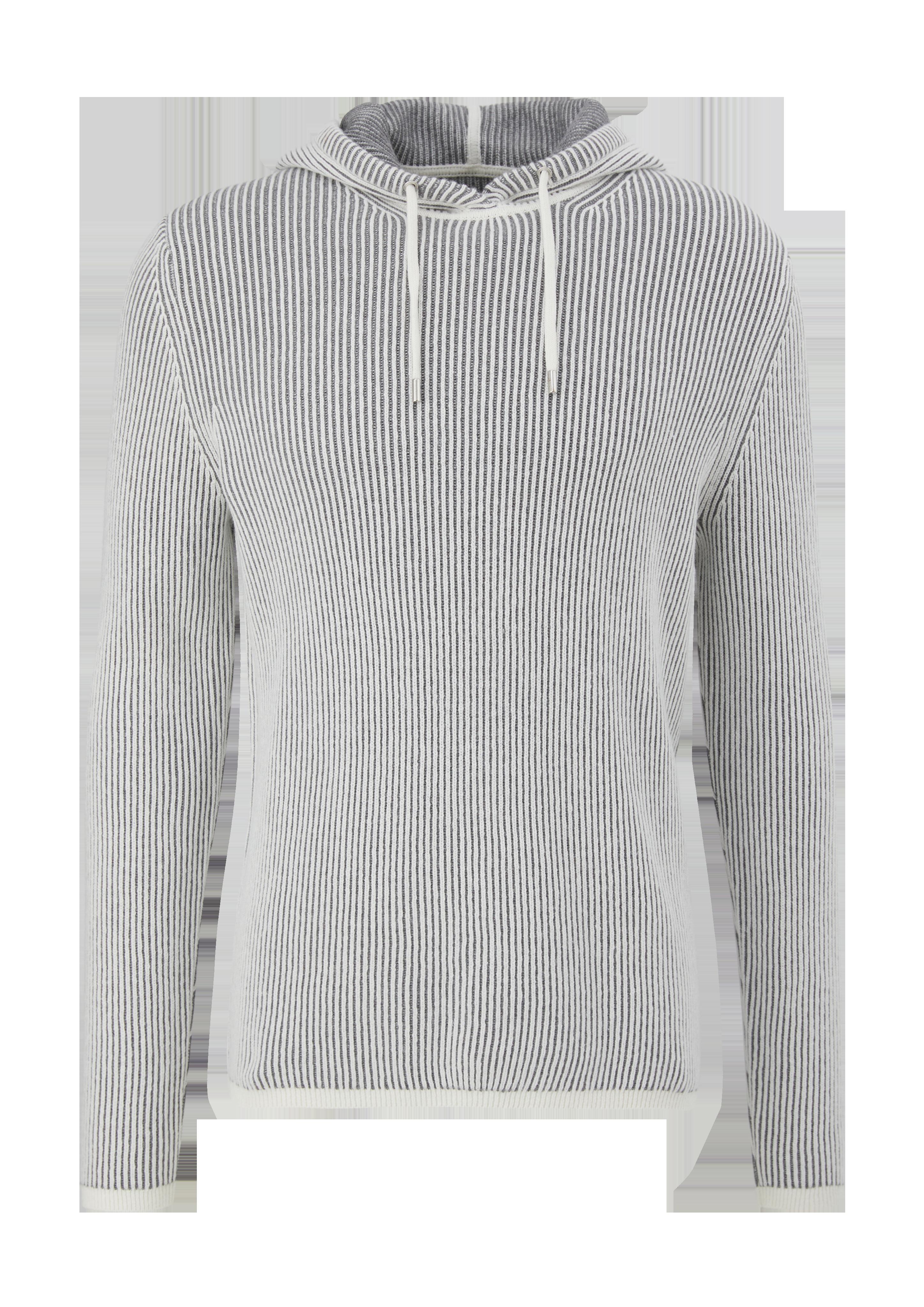 Strickhoodie mit Rippstruktur  2124532-0120