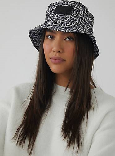 CODELLO Regenhut aus recyceltem Polyester mit Struktur-Muster