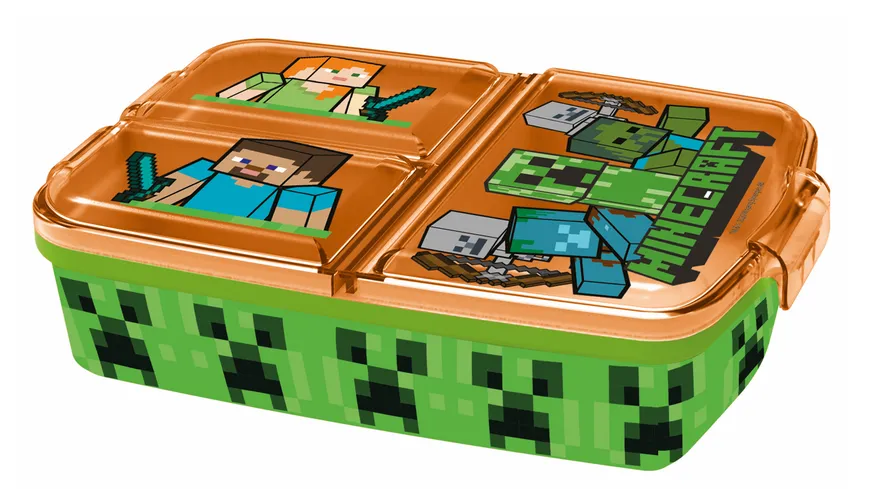 p os Handel - Minecraft - Sandwich-Box, dreigeteilt