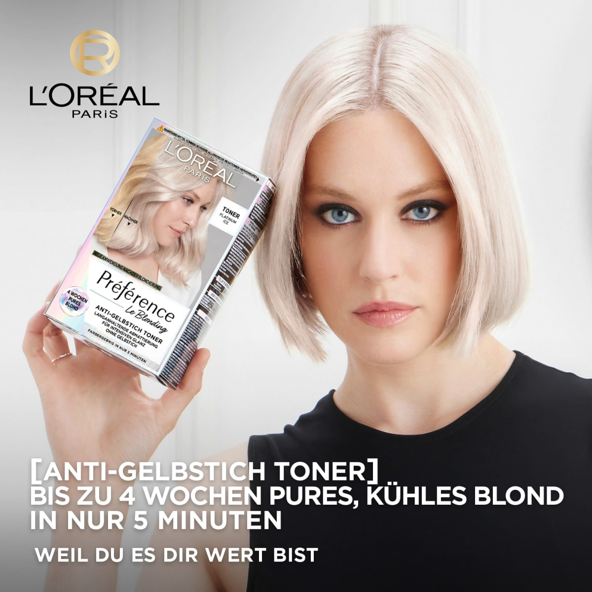 Haartoner 01 Platinum Ice, 1 St