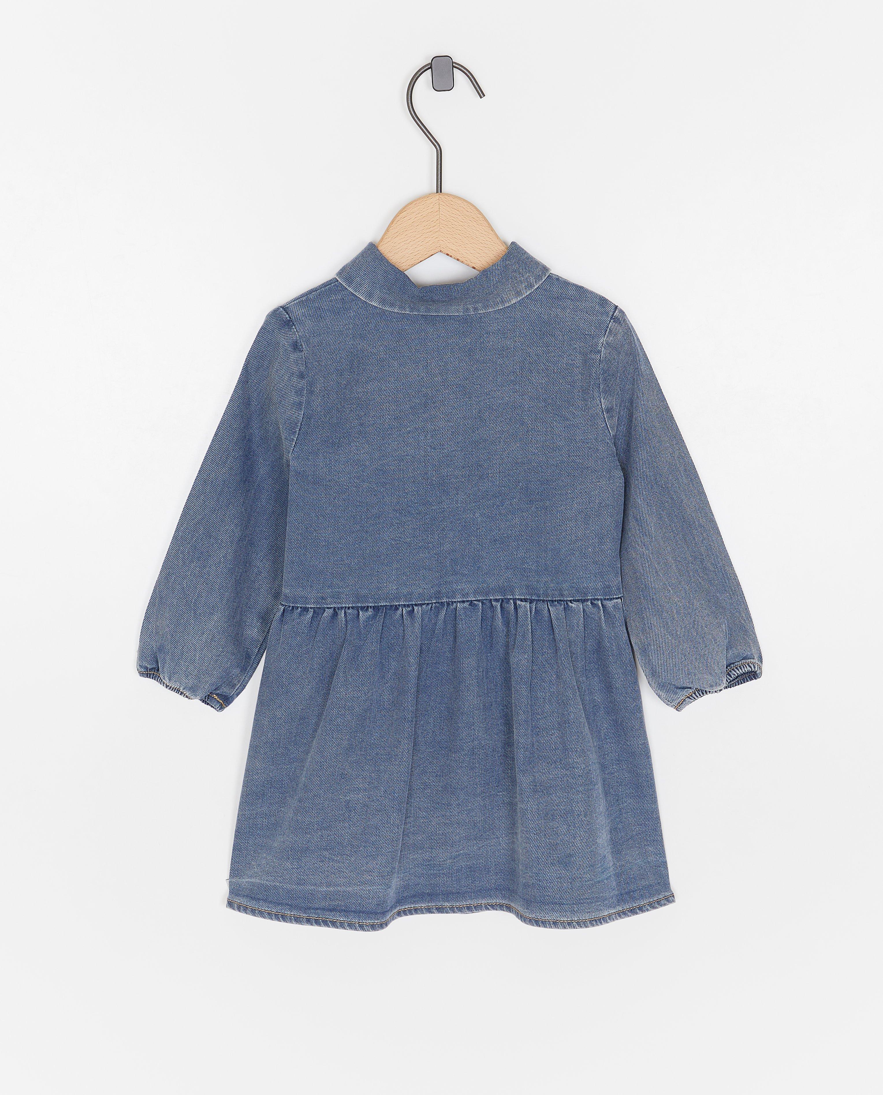 Rochie albastră din denim Cuddles and Smiles