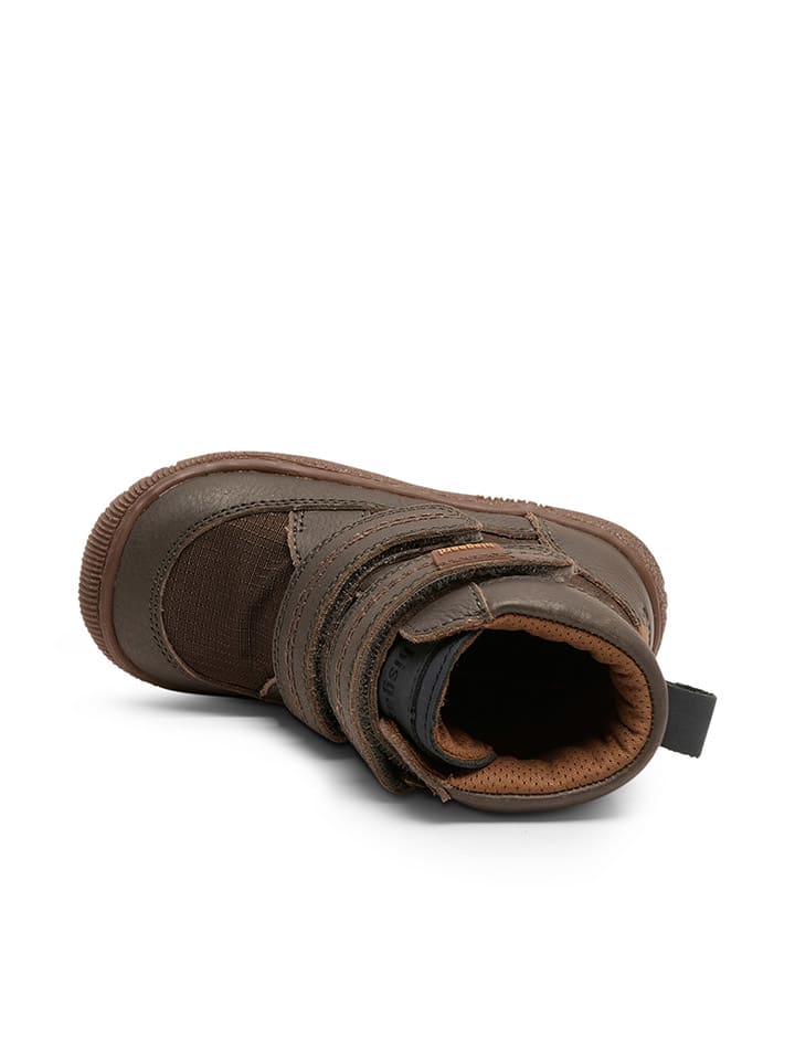 bisgaard Leder-Boots in Braun/ Anthrazit günstig kaufen