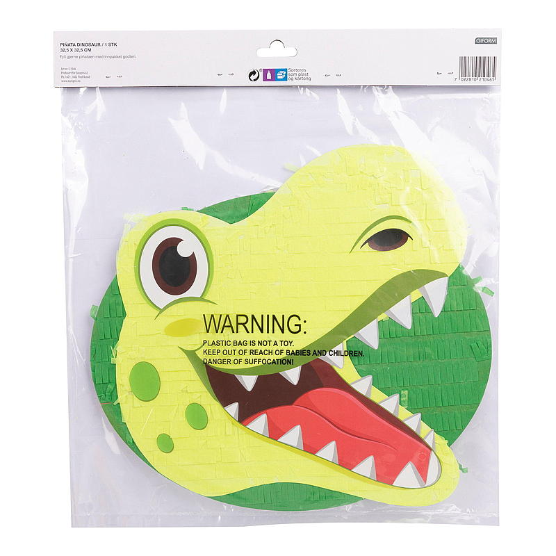 Giform Pinata 32,5x,32,5 cm dinosaur