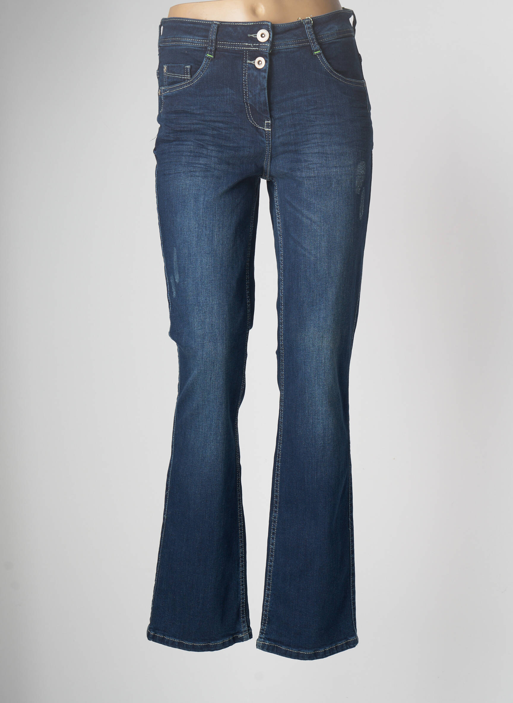 Cecil Jeans Bootcut Femme couleur bleu