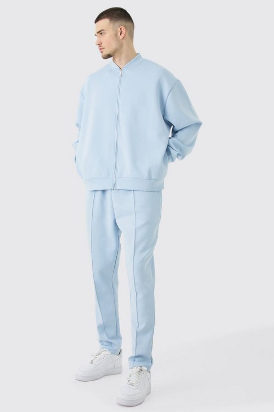 Tall kastiges Oversize Scuba Bomber-Set