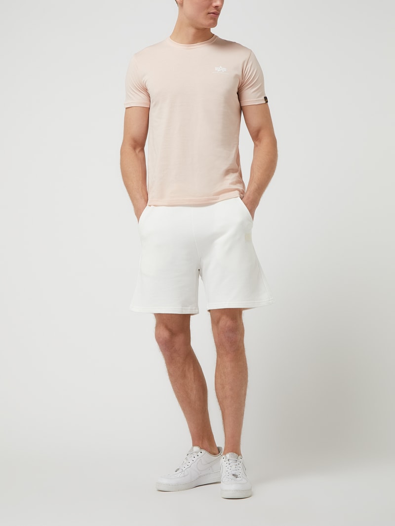 Sweatshorts aus Bio-Baumwolle in offwhite
