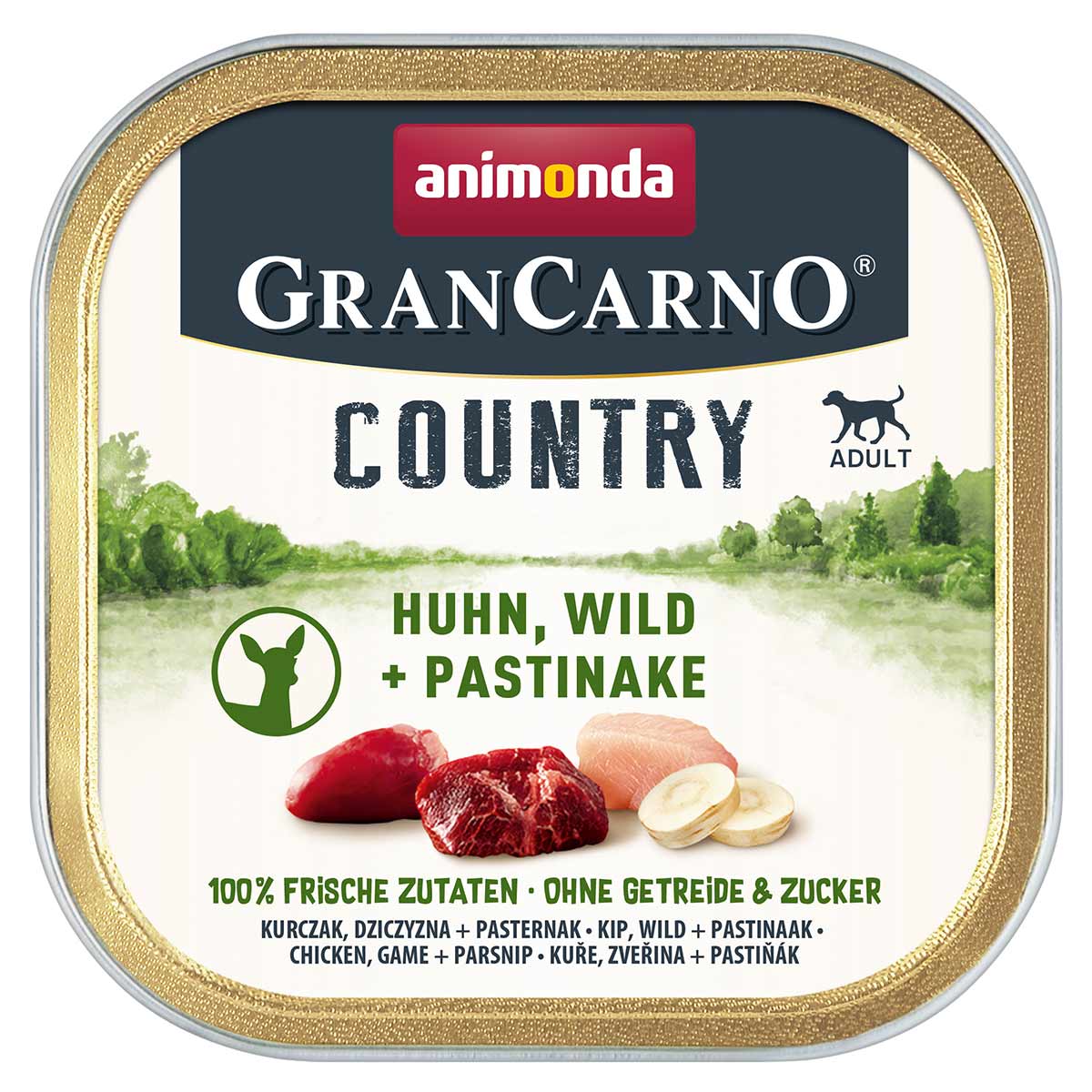 animonda GranCarno Country Huhn, Wild + Pastinake bei ZooRoyal