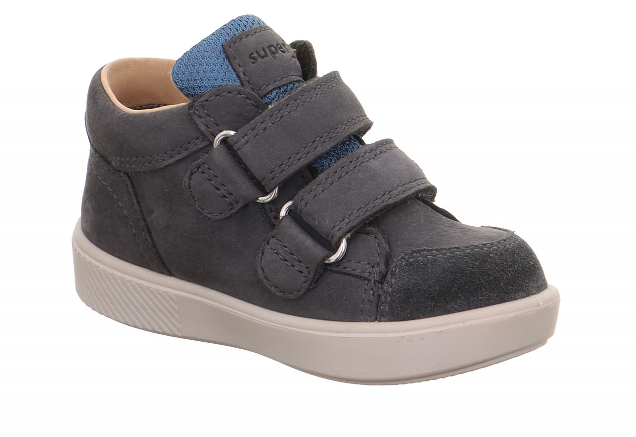 SUPIES - Grau/BlauSneaker low mit Klettverschluss