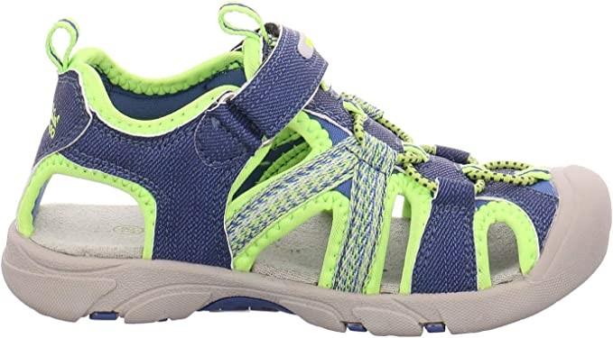 HIGH COLORADO Jungen Sandalen blau Sandaletten, Blau-Grün