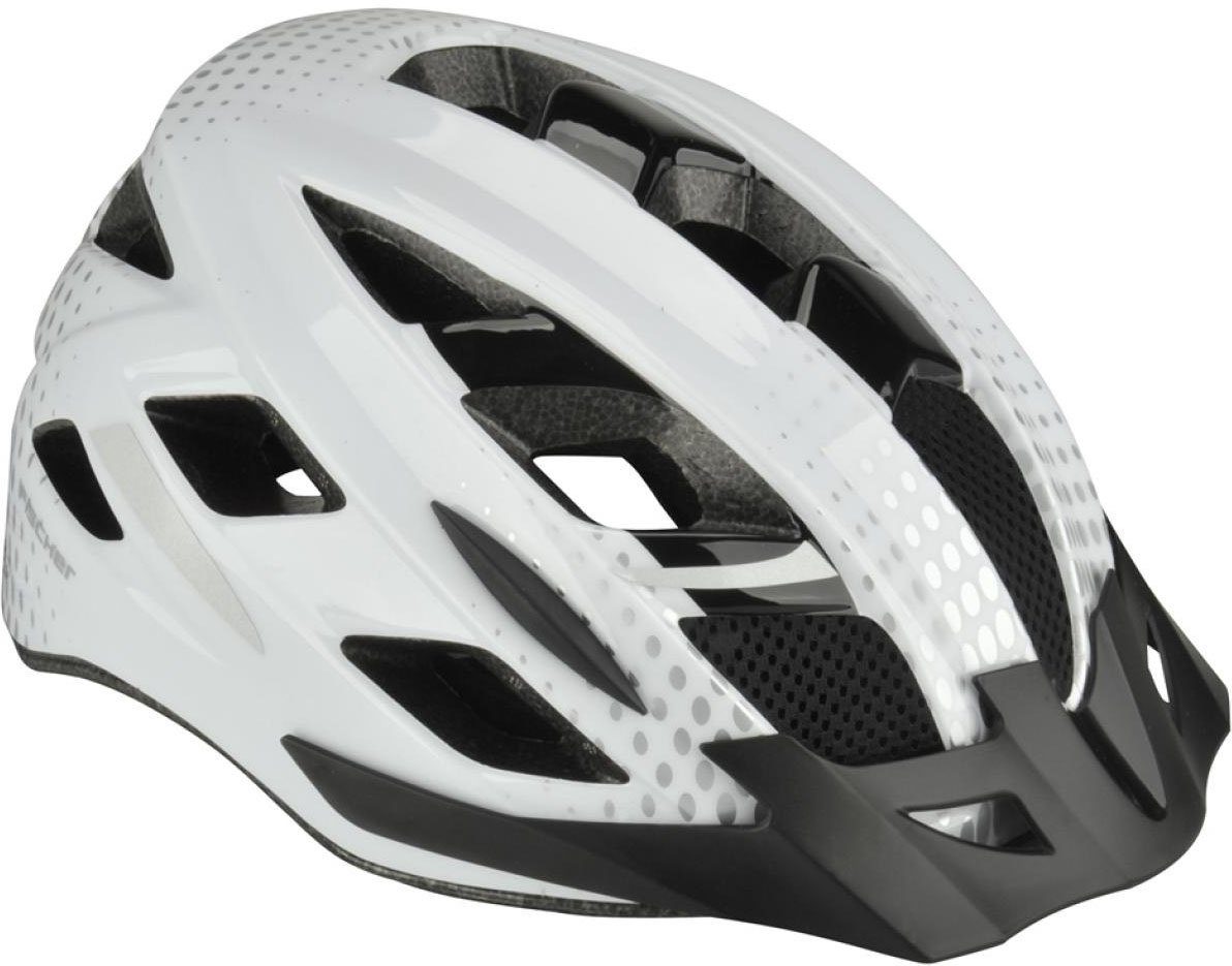 FISCHER Fahrrad Fahrradhelm Fahrradhelm Urban Lano L/XL, Verstellbarer Innenring-System; mit beleuchtetem Innenring-System