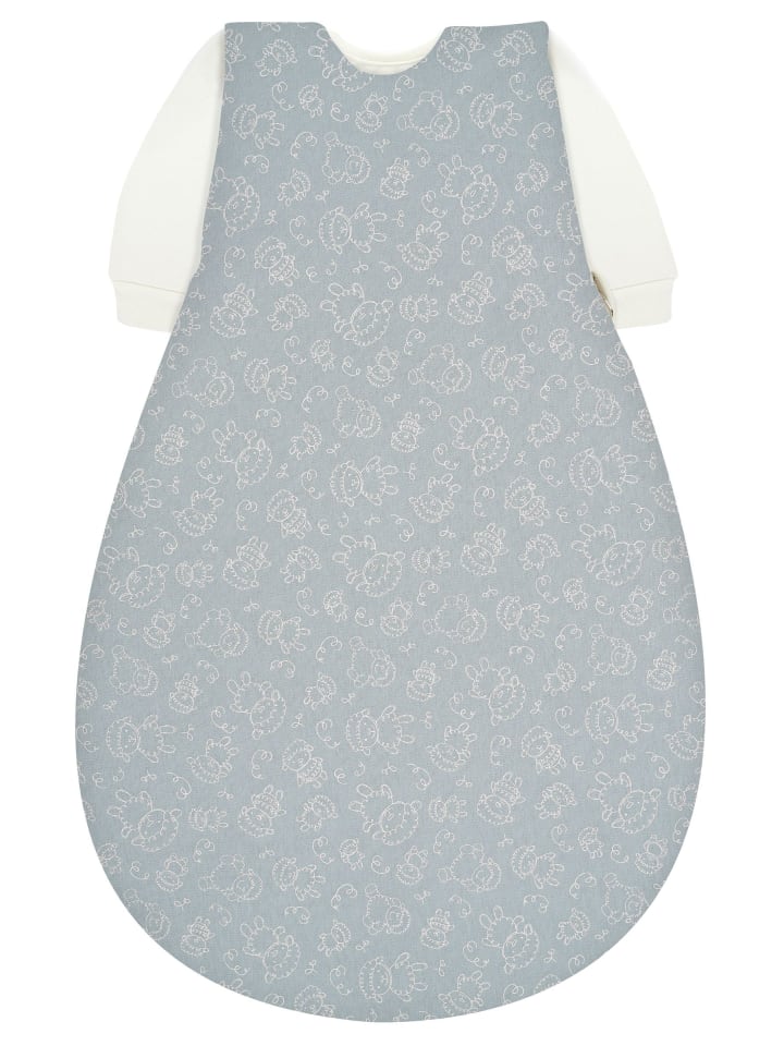 Alvi Schlafsack Baby Mäxchen 3tlg. Exclusiv in Schäfchen Puderblau günstig kaufen