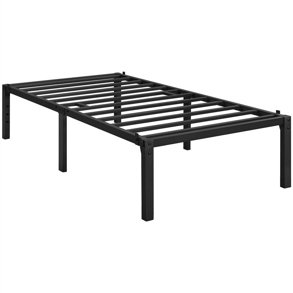 Yaheetech Bettgestell, Metallbett Modern Jugendbett mit Lattenrost