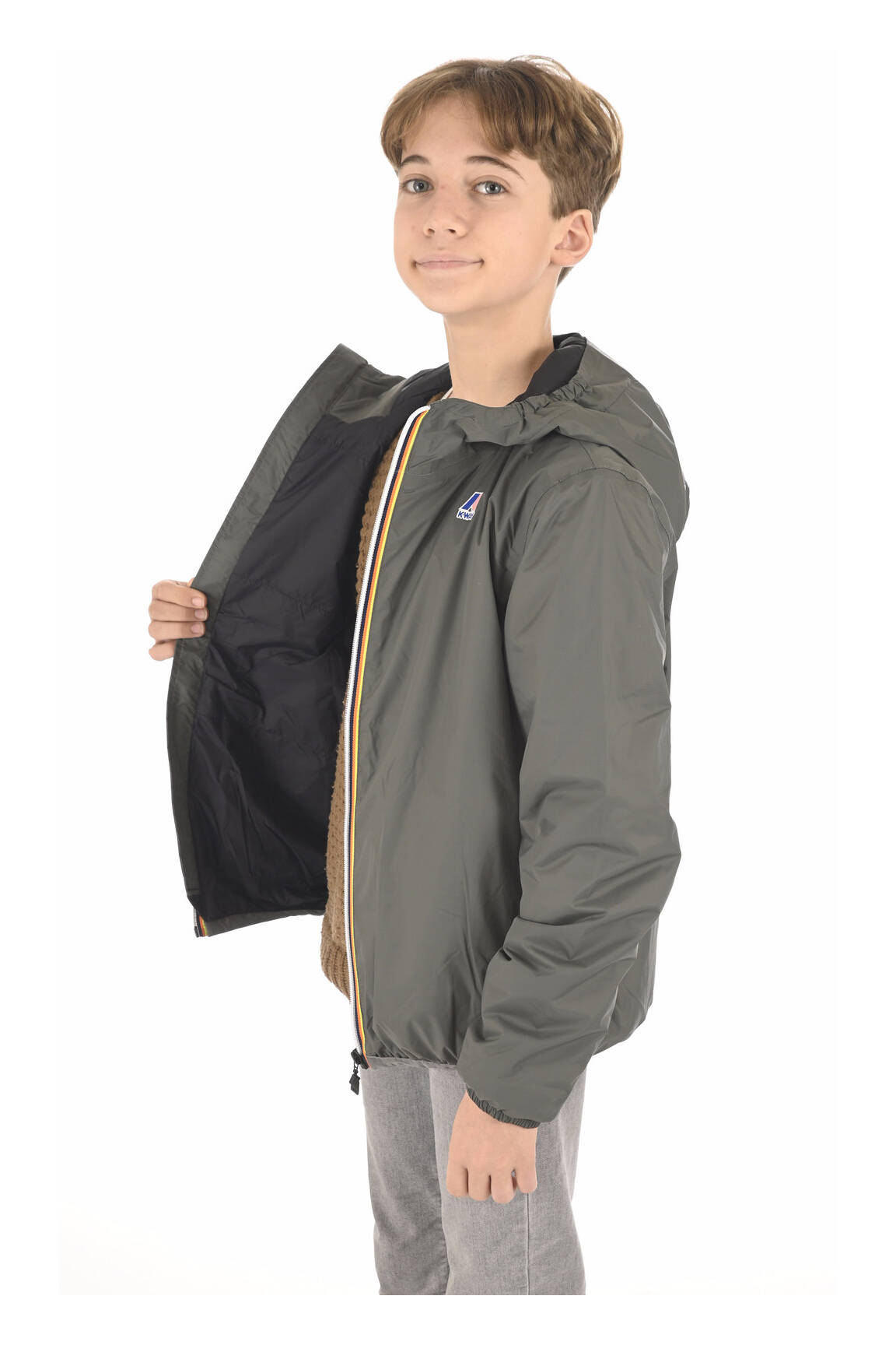 K Way Impermeables Trenchs Enfant couleur vert