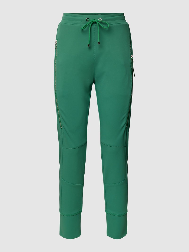 Sweatpants mit Strukturmuster Modell 'FUTURE 2.0' in grün