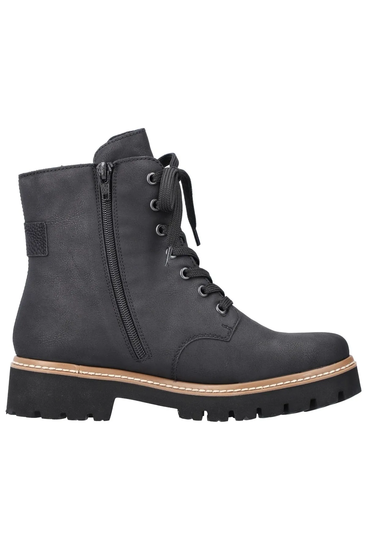 Rieker  Stiefelette - Schwarz - Blockabsatz