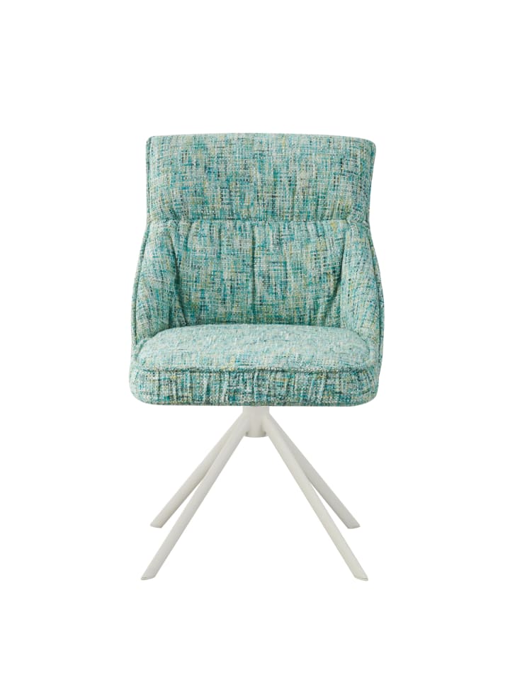 DUBI Möbel 2er-Set: Drehstuhl LINNEA in Türkis - (B)49 x (H)85 x  (T)62 cm günstig kaufen onesize