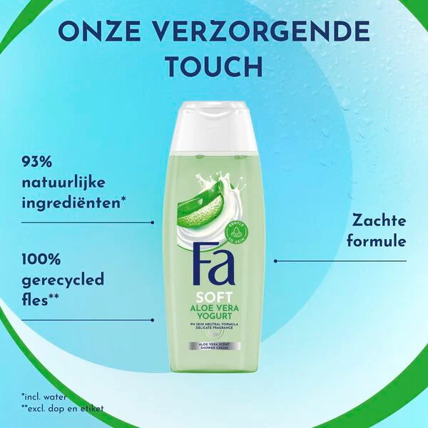 Creme de Banho Fa Iogurte Aloe Vera 250ml