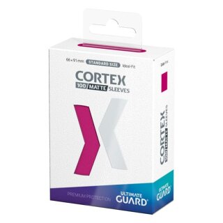 Ultimate Guard - Cortex Sleeves: Standardgröße - Matte Pink (100)