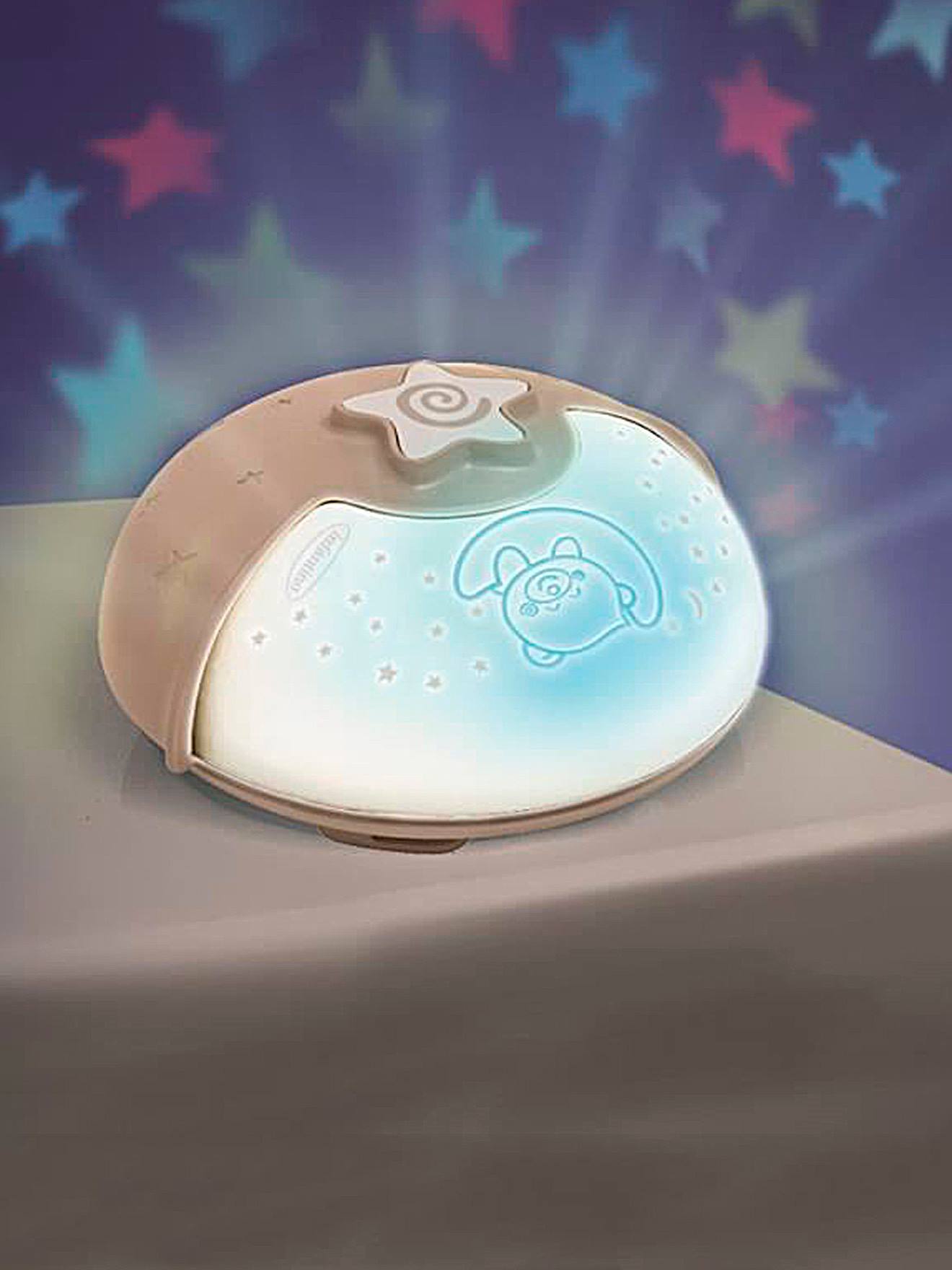 Veilleuse projecteur 3 en 1 évolutive INFANTINO Projecto lampe taupe/blanc