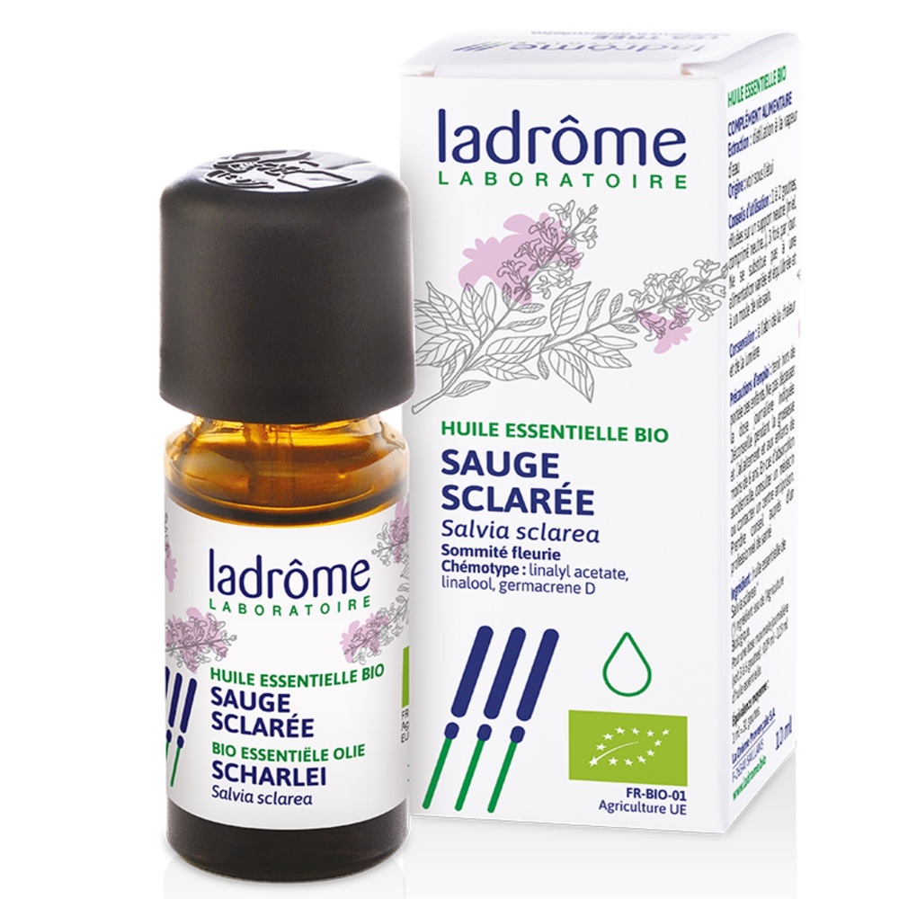 ladrome sauge sclarée HUILE ESSENTIELLE