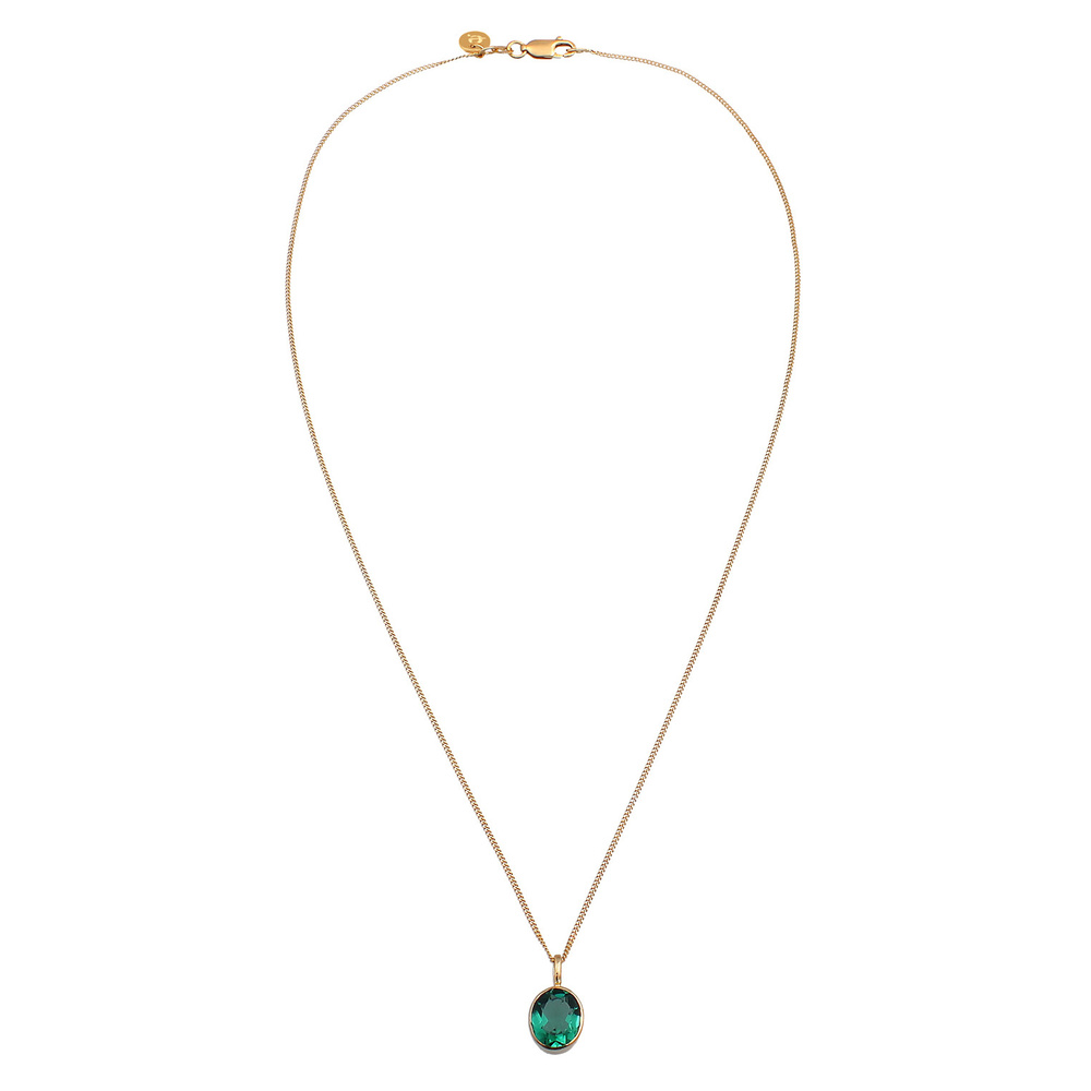Elli PREMIUM Elli PREMIUM Collier Femmes Solitaire Pendentif Classique avec Quartz en argent s collier