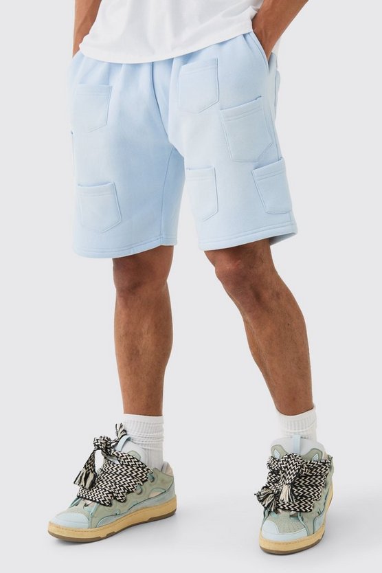 Lockere Shorts mit Taschen