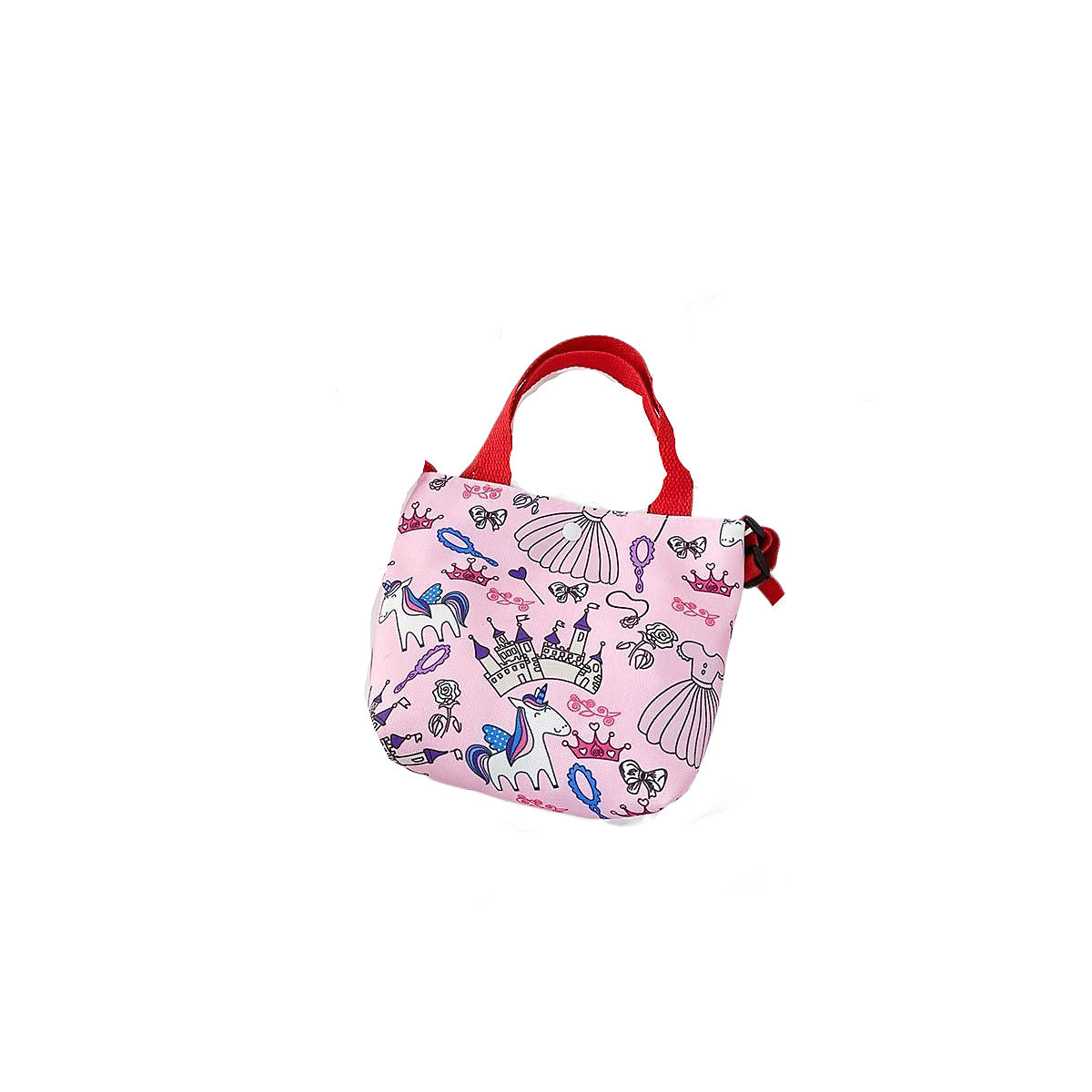 Einstellbar Canvas Handtasche Kinder Tasche Cartoon Leinwand Einkaufstasche Kinder Geschenk Leinwand Schulter Handtasche