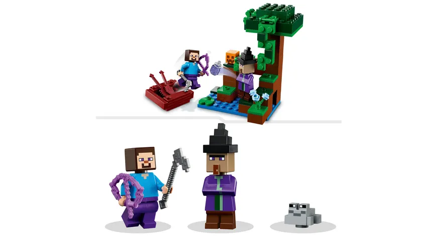 LEGO Minecraft 21248 Die Kürbisfarm, inklusive Haus und Steve-Figur