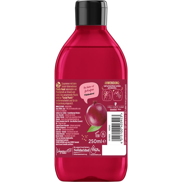 Revitalisierendes Duschgel mit Granatapfelduft