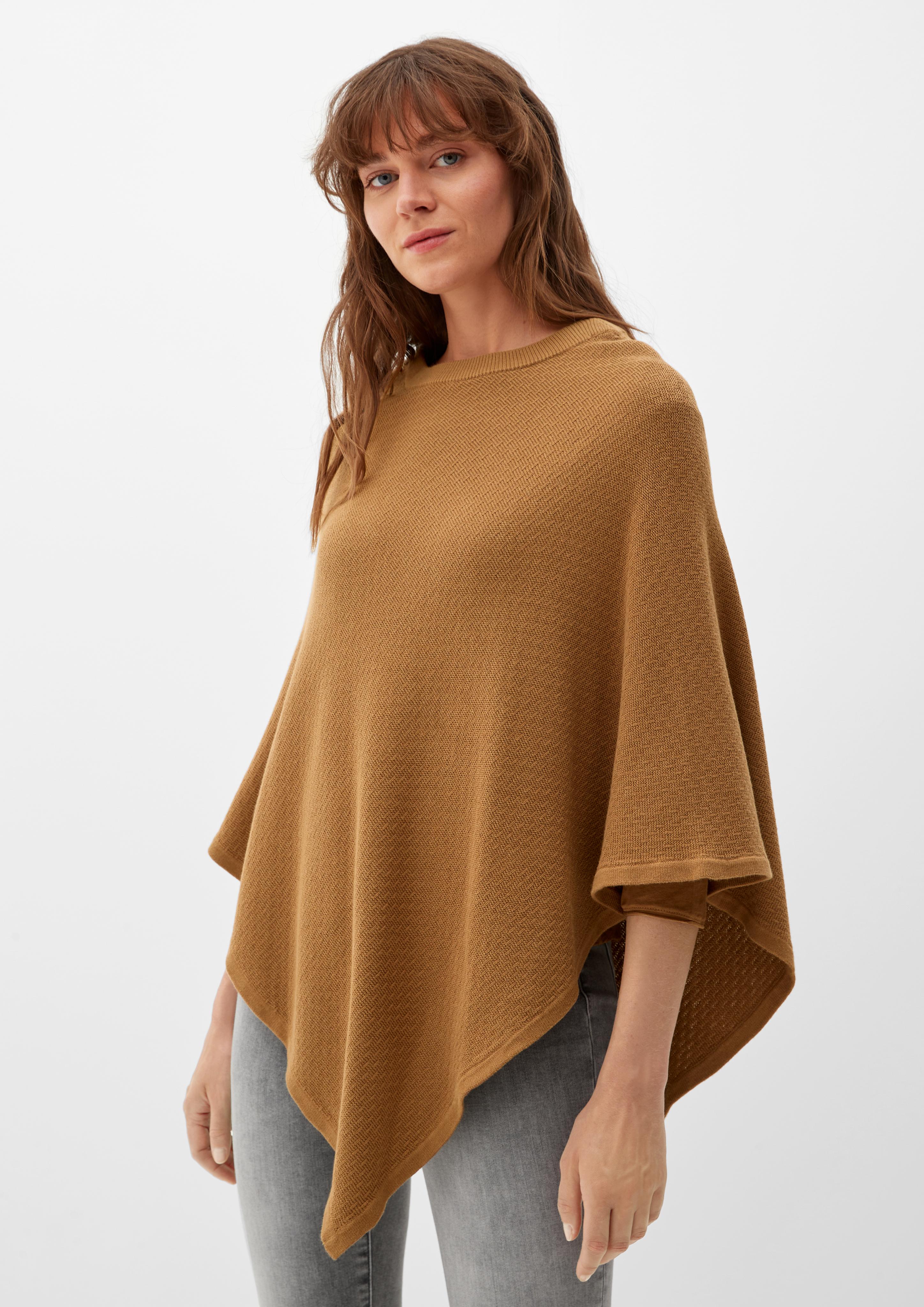 Poncho aus Baumwollmix  2119753-8469