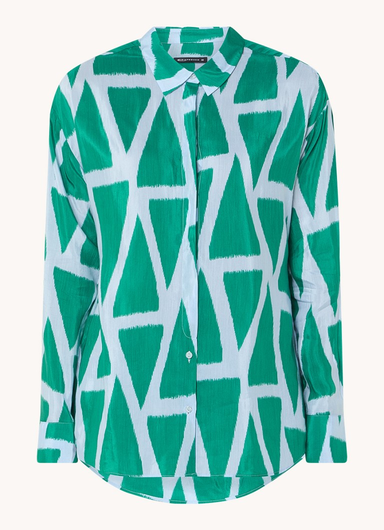 Espresso Blouse with graphic print