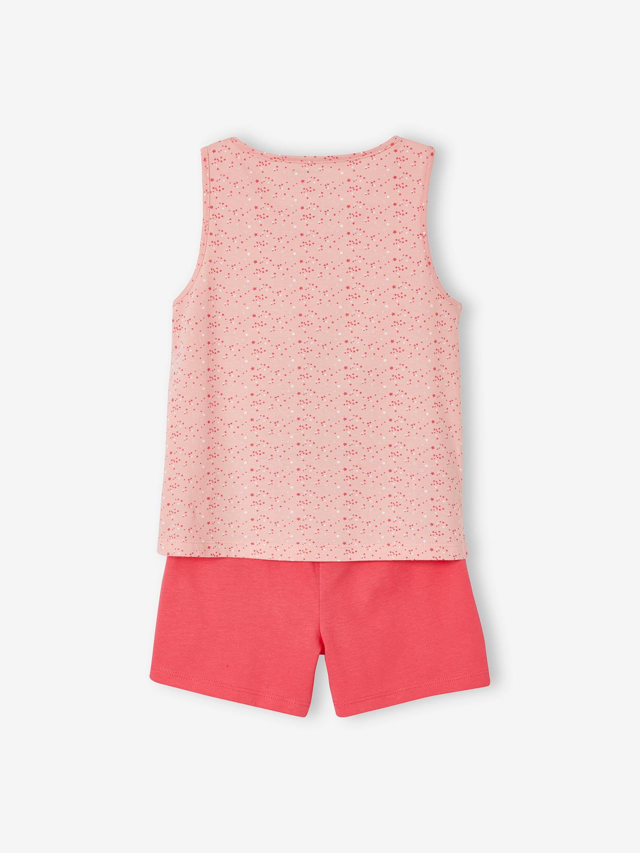 Lot de 2 pyjashorts fille lot rose